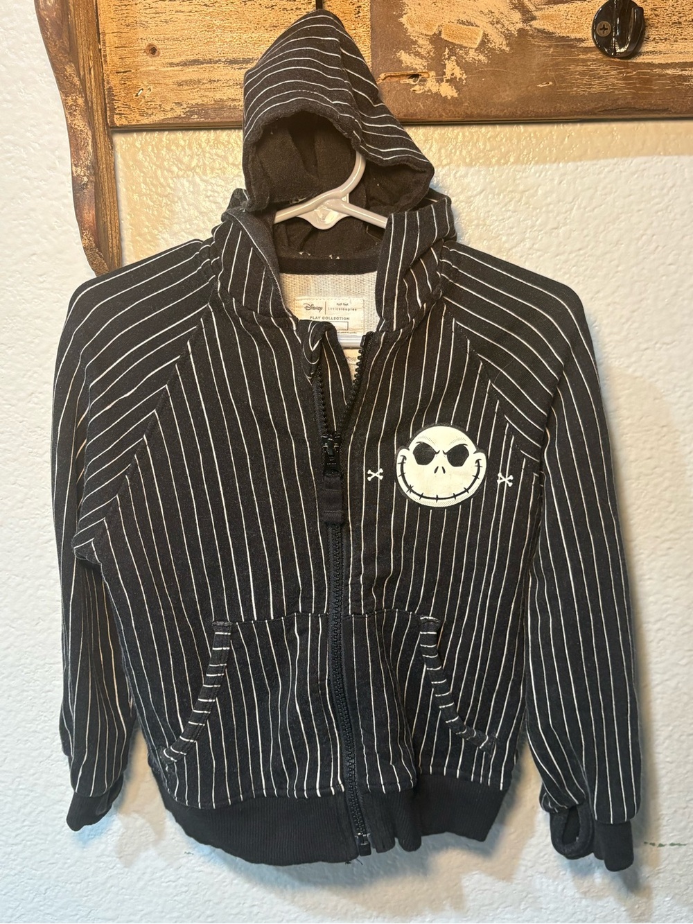 Little Sleepies Jack Skellington NBC Bamboo Zip Up Hoodie 3T SOLD OUT ONLINE